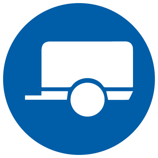 Nur Transport mit Anhänger möglich