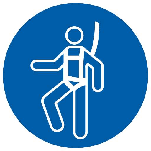 Fallschutz muss getragen werden